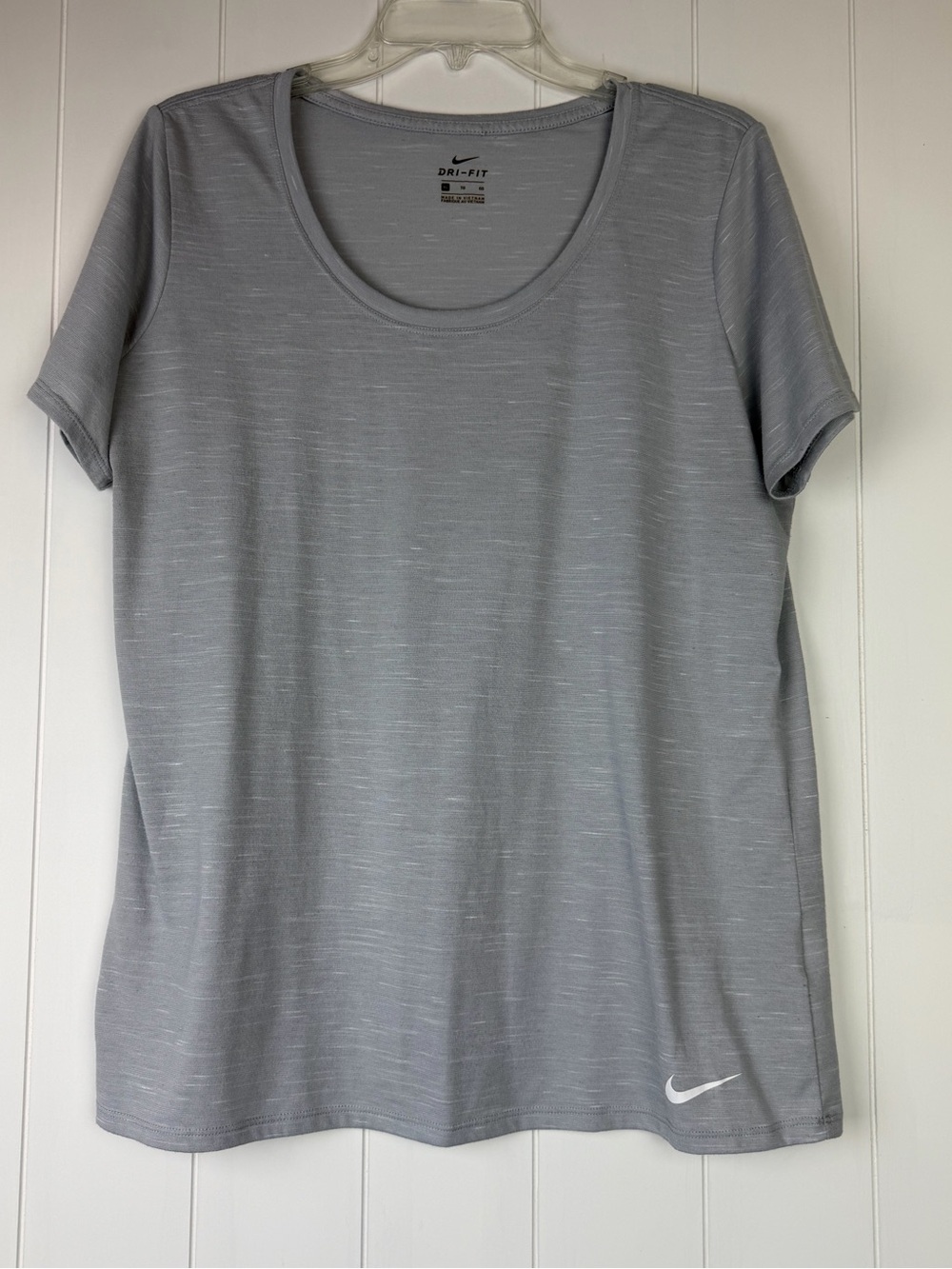 Nike Light Gray Dri-FIT Short Sleeve Tee